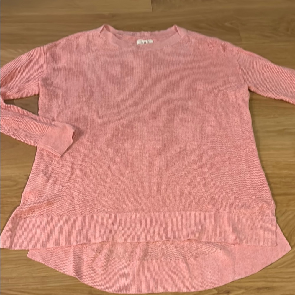 Lou & Grey Pink Long Sleeve tunic Sweater